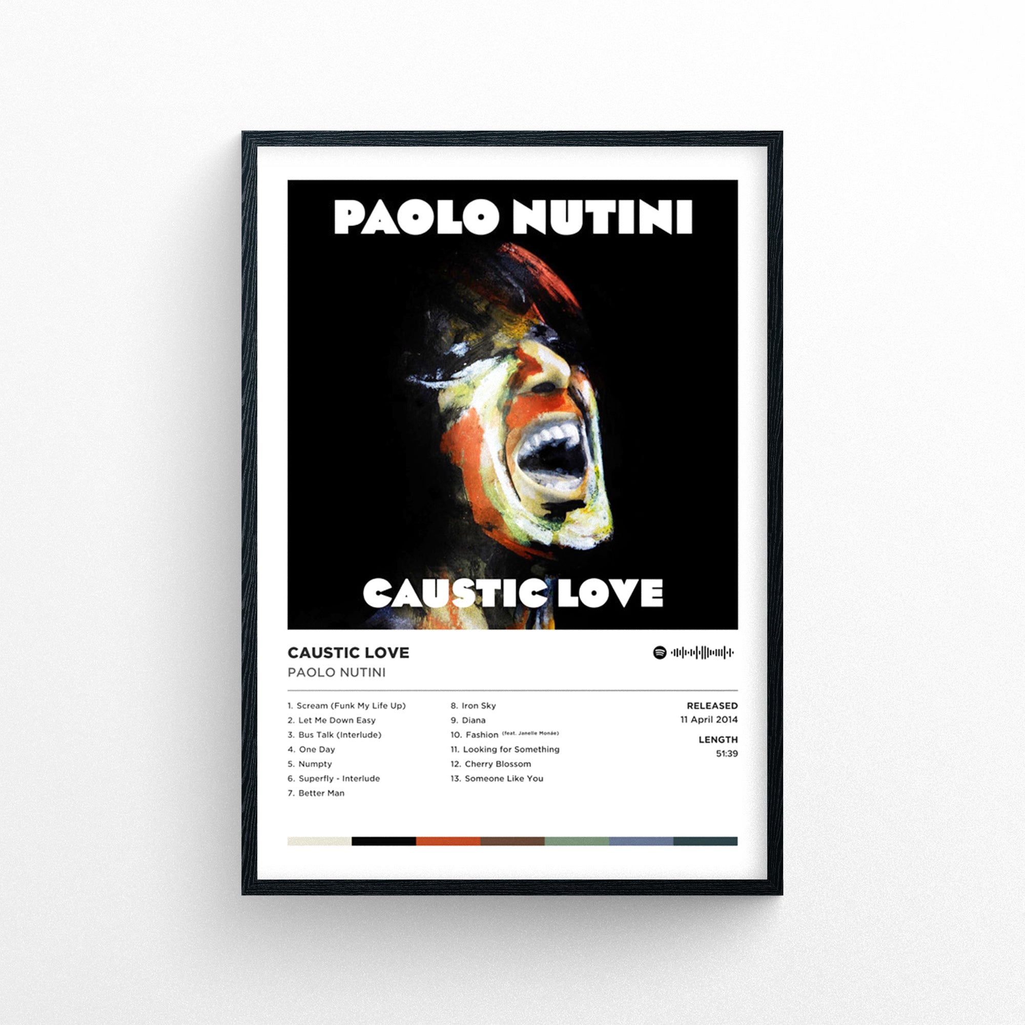 Paolo Nutini - Caustic Love – One Eyed Jacks Print Shack