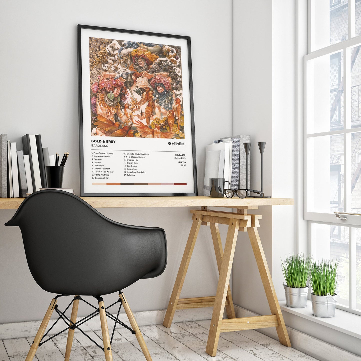 Baroness - Gold & Grey