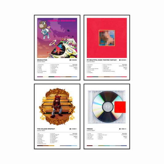 Kanye West Gift Bundle #1 - 4 Poster Prints