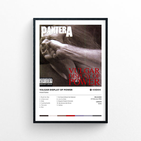 Pantera - Vulgar Display of Power